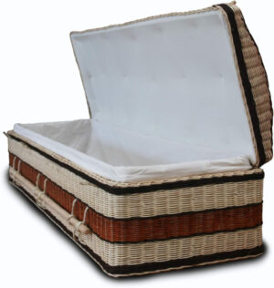 terra cado natural handmade casket